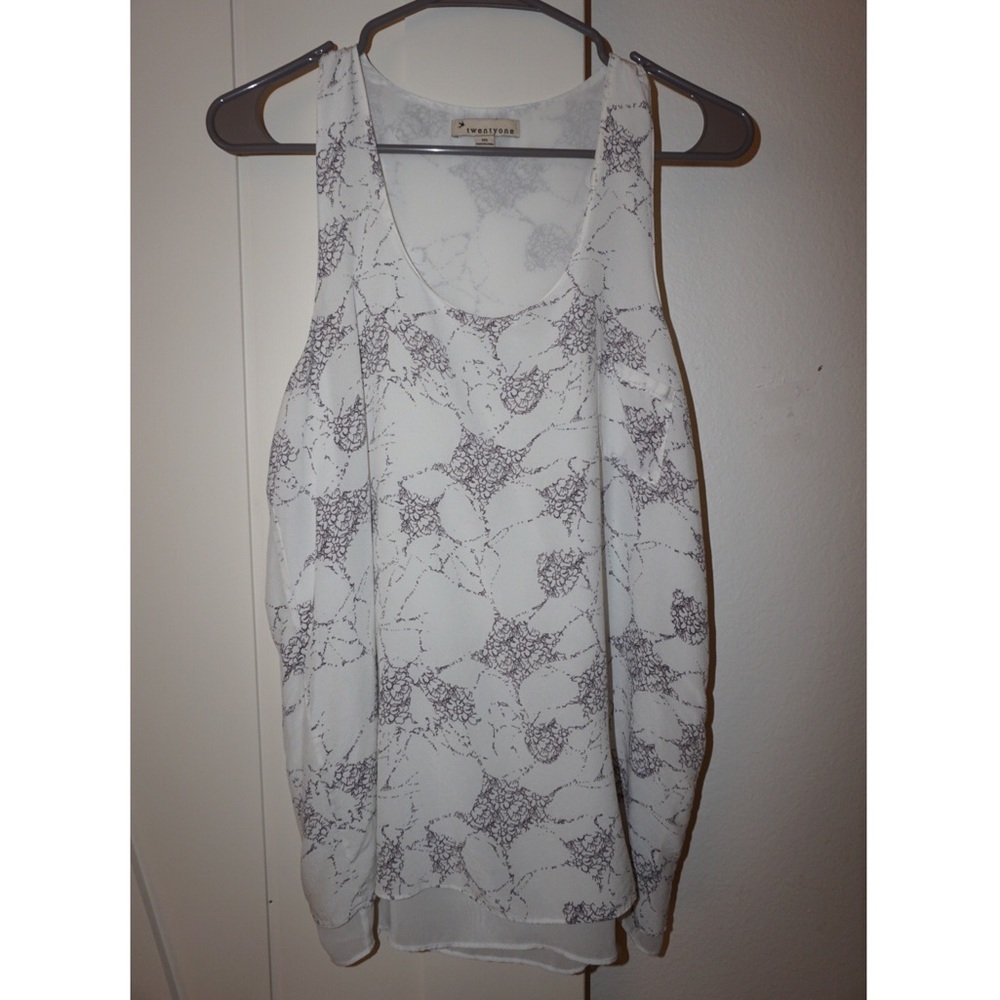 Twenty One floral detail tank top